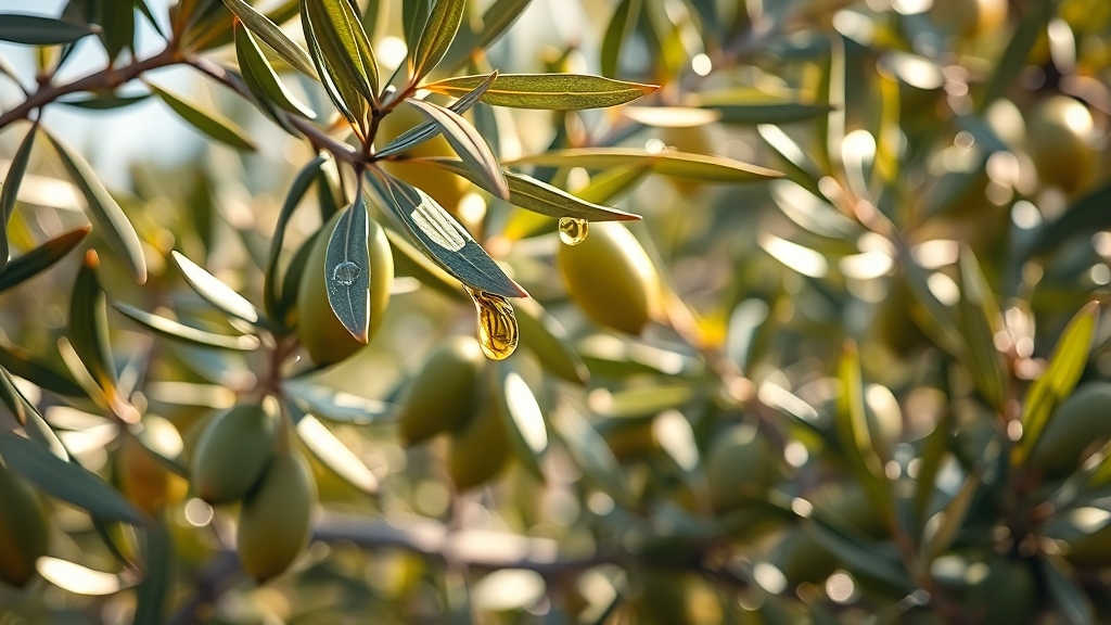 올리브오일 등급 (realistic 스타일)