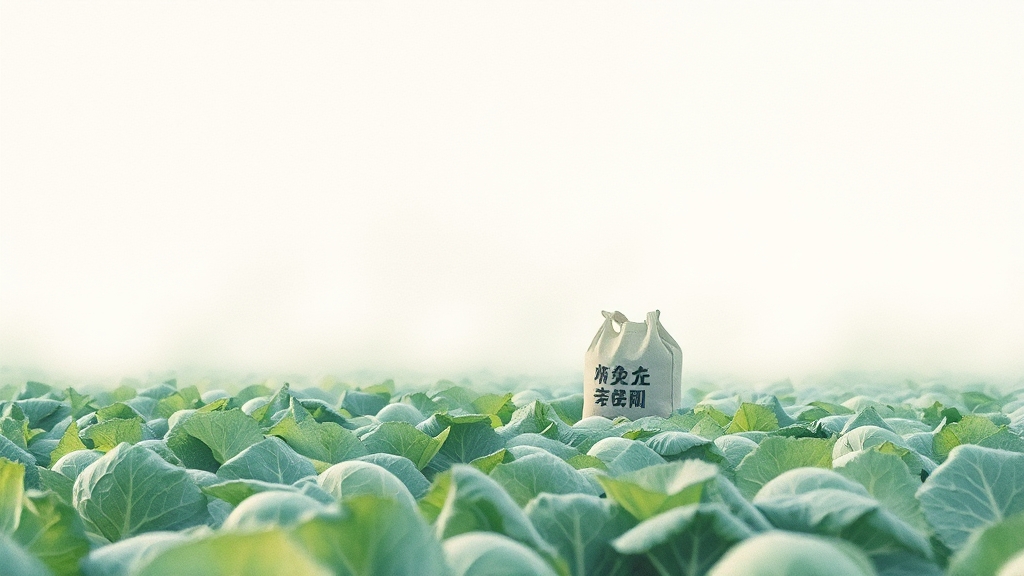 배추 가격, 왜 변동될까? (watercolor 스타일)