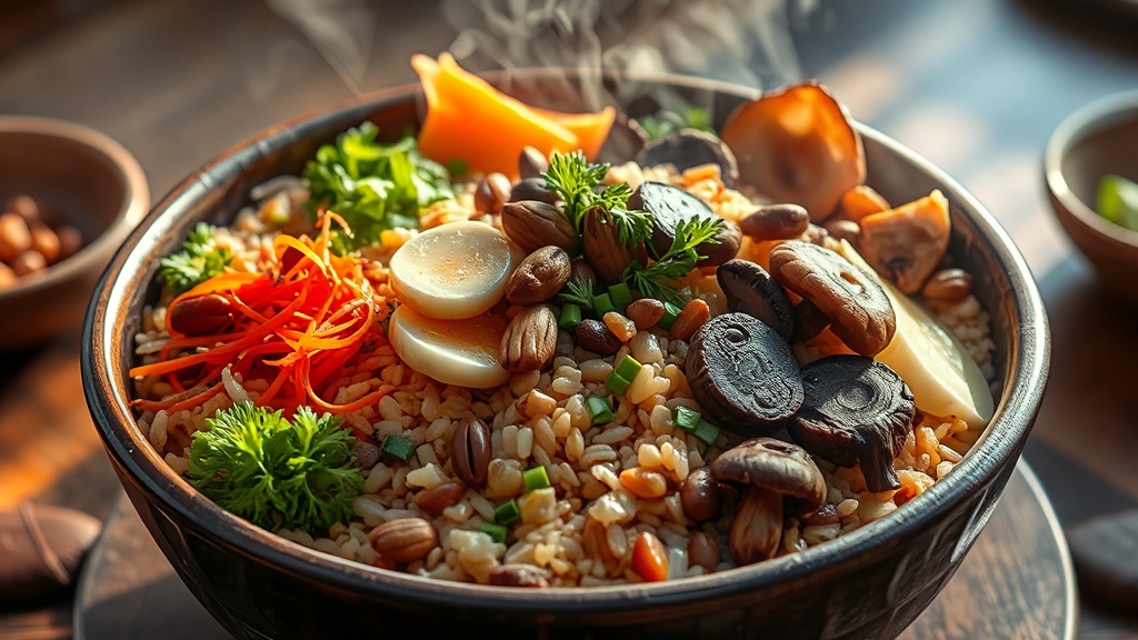 재료 및 효능 (realistic 스타일)