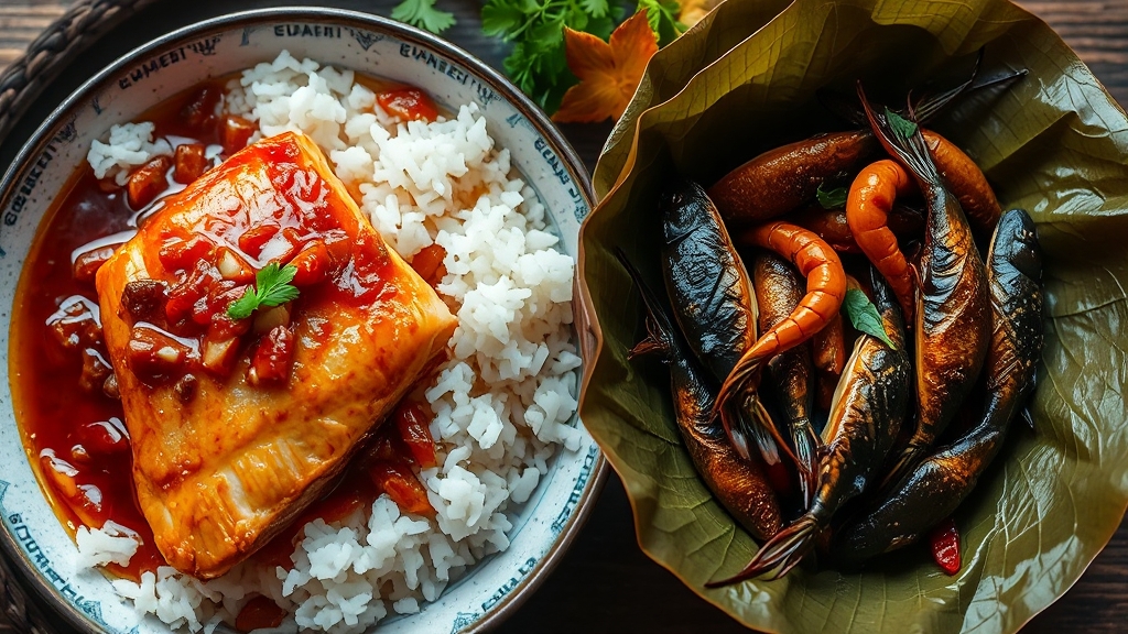 어울리는 반찬 (realistic 스타일)