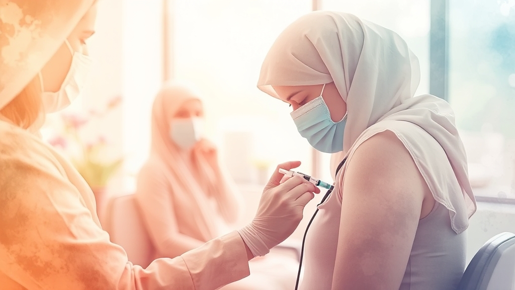 나에게 맞는 백신 선택 기준 (watercolor 스타일)