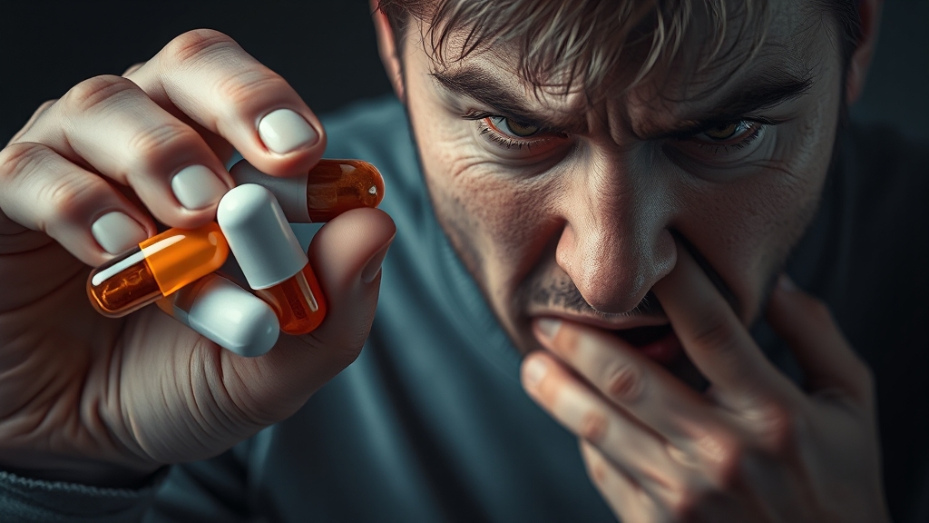 울트라셋 이알 흔한 부작용 (realistic 스타일)