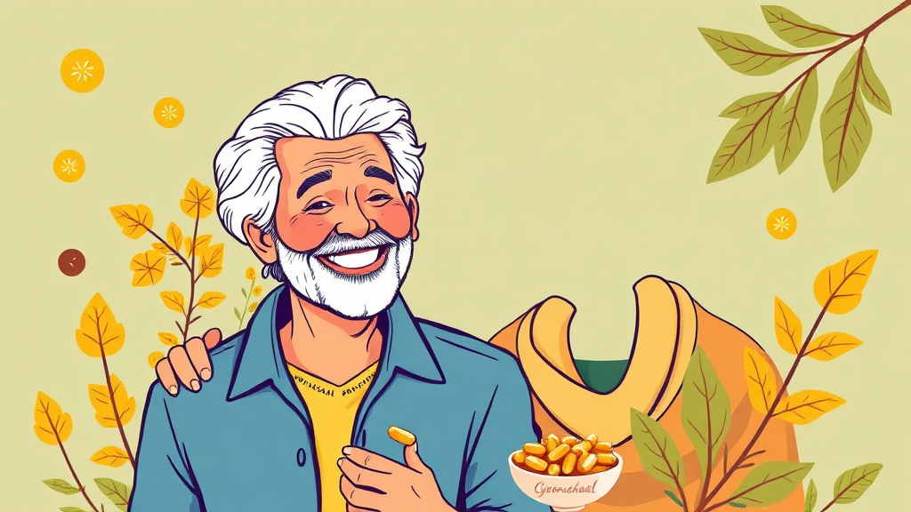 호로파 캡슐의 주요 효능 (illustration 스타일)