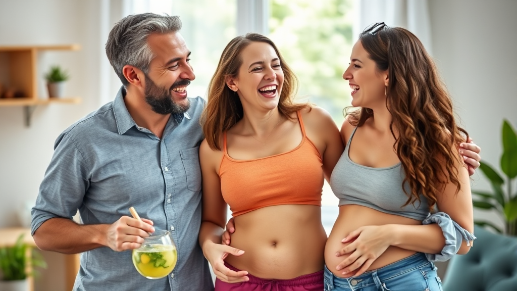 다이어트 시작 배경 (realistic 스타일)