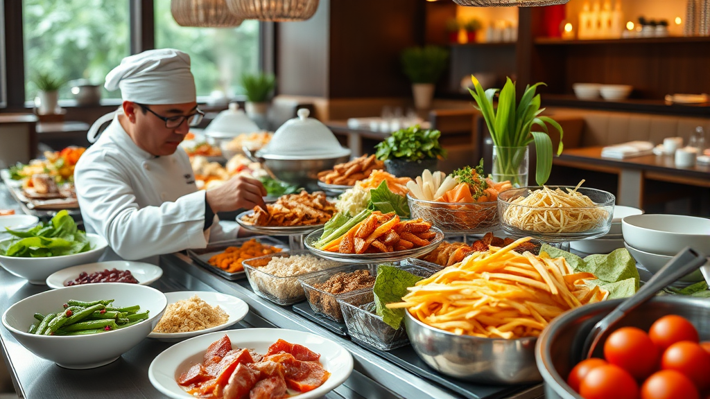 식사 서비스, 호텔 롯데의 노하우 (realistic 스타일)