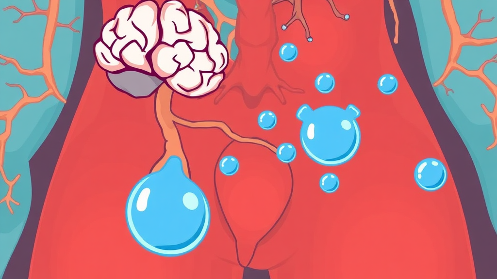 신경인성 방광의 원인 (cartoon 스타일)