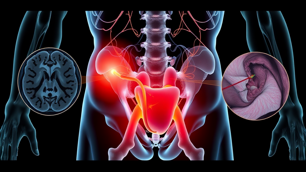 신경인성 방광의 진단 방법 (realistic 스타일)