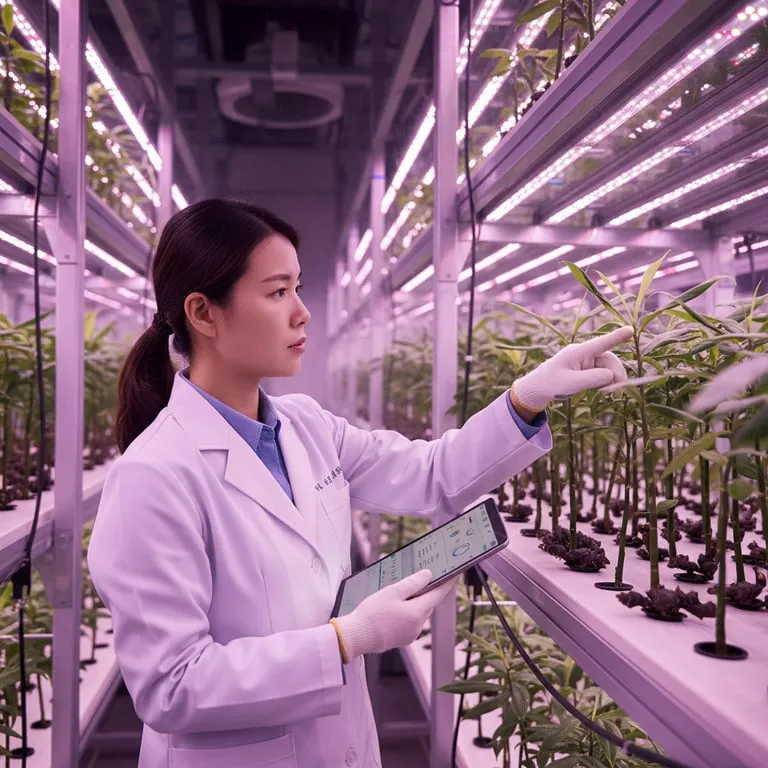 2026년 스마트팜이 키우는 파비플로라 흑생강: 미래 농업의 혁신과 고품질의 비밀